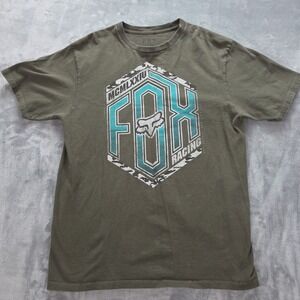 FOX RACING‎ Front Logo Men's US L Army Green